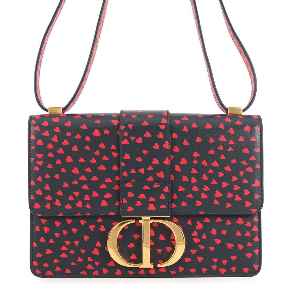 CHRISTIAN DIOR Red Heart Shoulder Bag - Picture 1 of 14